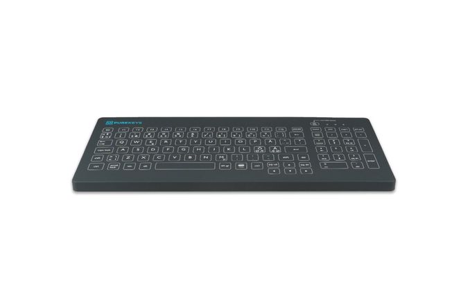 Huvudbild Purekeys hygieniskt Tangentbord Svart, USB